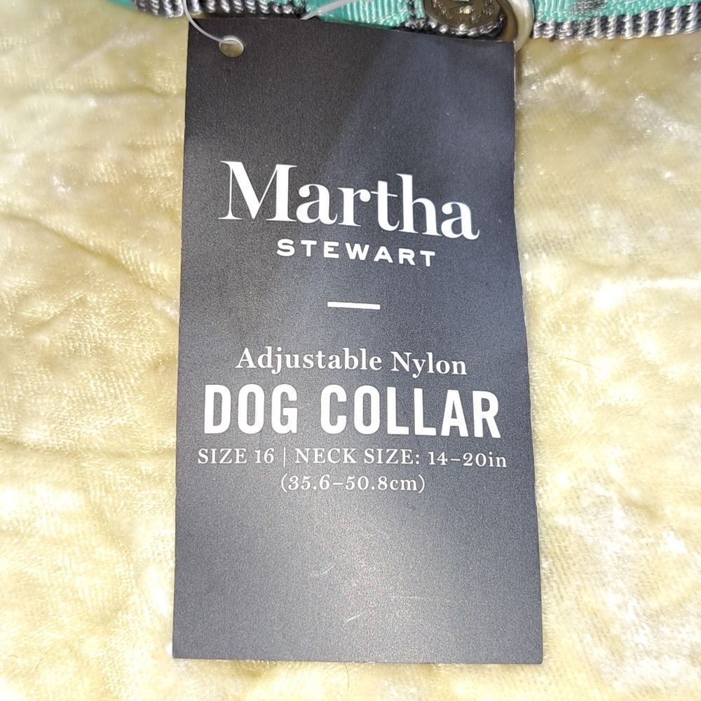 NWT Martha Stewart Dog Collar pet collar - Picture 6 of 9